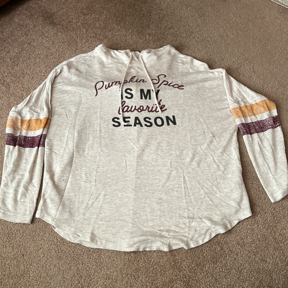 Pumpkin Spice Graphic Long Sleeve Shirt
